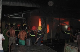 Khẩn trương khắc phục hậu quả cháy chợ tại Sóc Trăng 